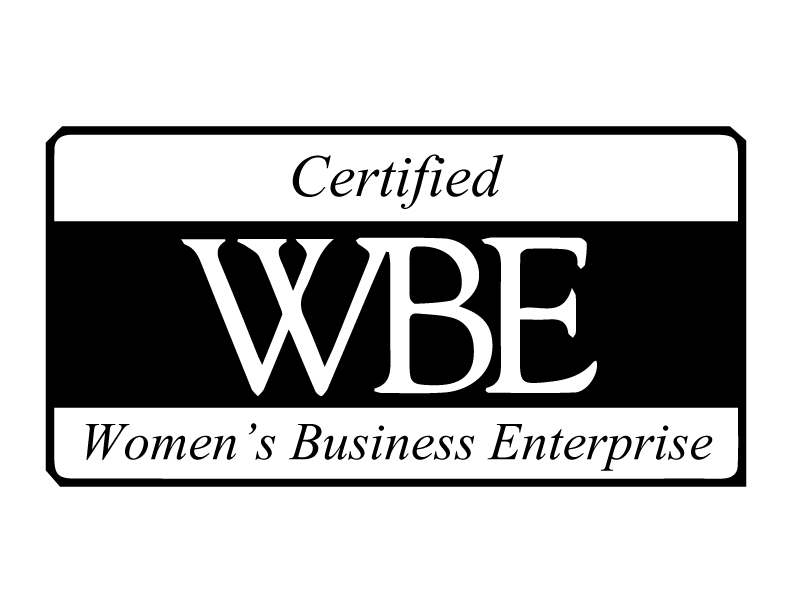WBE certification badge